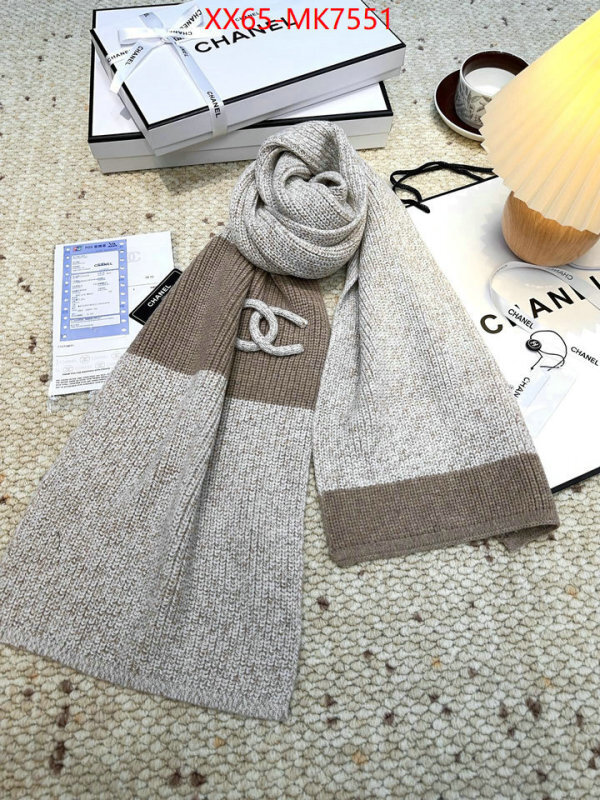 Scarf-Chanel wholesale replica shop ID: MK7551 $: 65USD