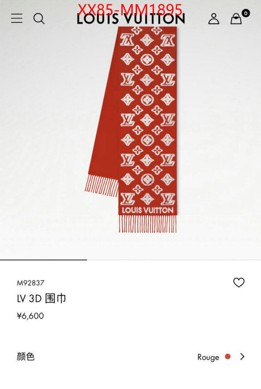 Scarf-LV luxury cheap ID: MM1895 $: 85USD