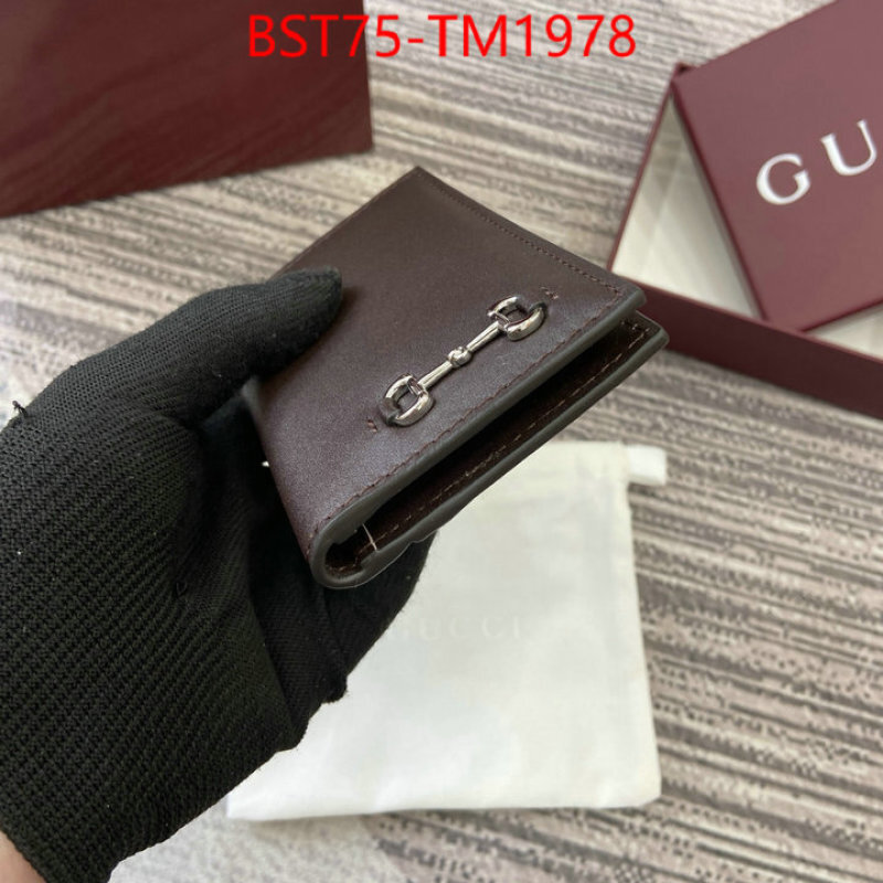 Gucci Bags(TOP)-Wallet- perfect ID: TM1978 $: 75USD,
