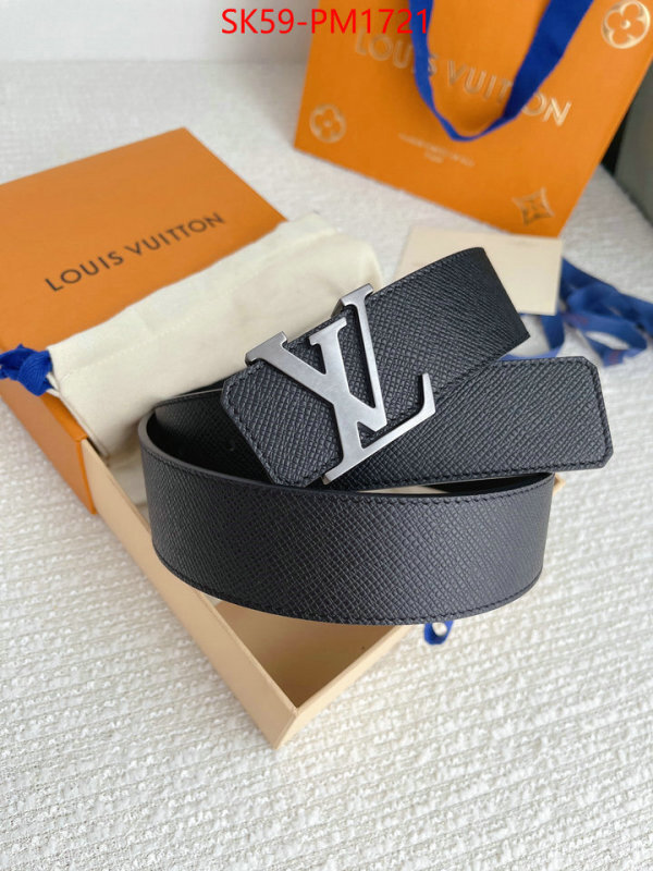 Belts-LV top quality fake ID: PM1721 $: 59USD