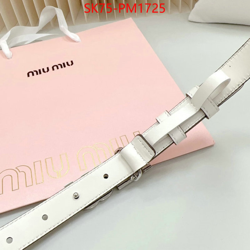 Belts-MIU MIU buy the best high quality replica ID: PM1725 $: 75USD