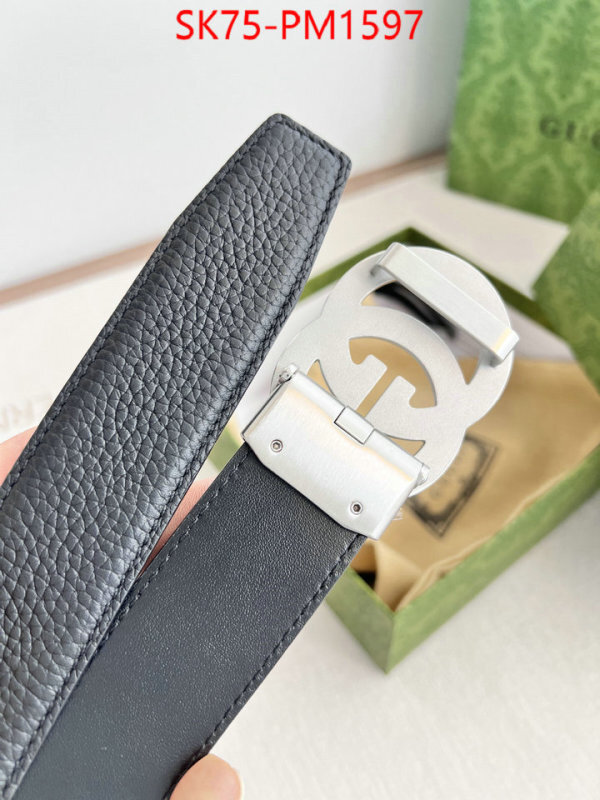 Belts-Gucci fake designer ID: PM1597 $: 75USD