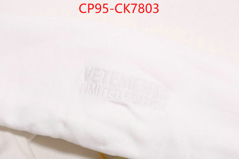 Clothing-VETEMENTS buy first copy replica ID: CK7803 $: 95USD-shoes yupoo Clothing-VETEMENTS buy first copy replica ID: CK7803 $: 95USD