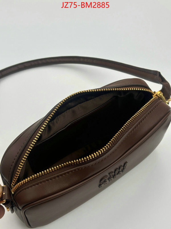 Miu Miu Bags(4A)-Handbag- replica every designer ID: BM2885 $: 75USD,