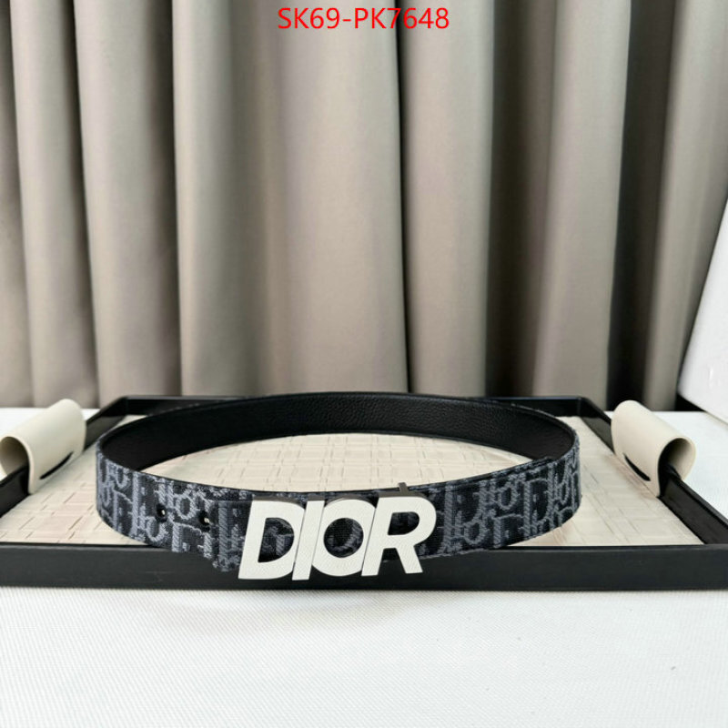 Belts-Dior the best affordable ID: PK7648 $: 69USD