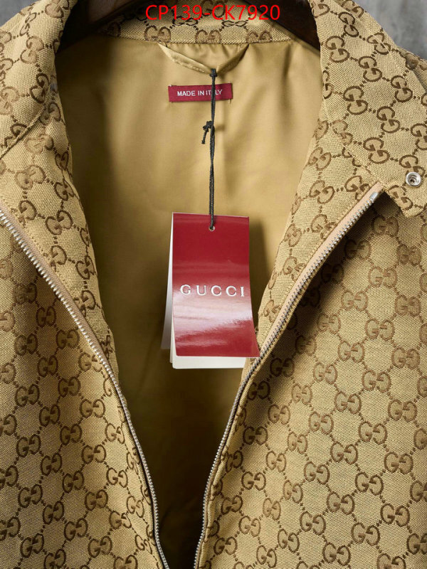 Clothing-Gucci is it illegal to buy ID: CK7920 $: 139USD