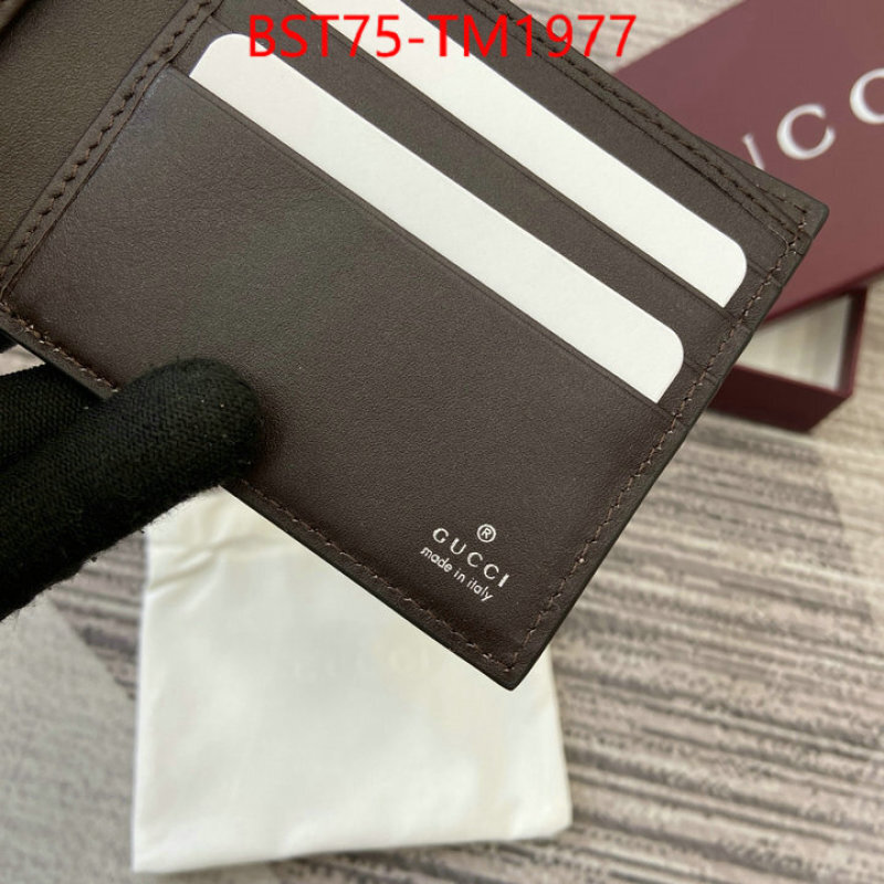 Gucci Bags(TOP)-Wallet- where can i buy ID: TM1977 $: 75USD,