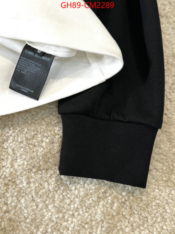 Clothing-Thom Browne 2024 perfect replica designer ID: CM2289 $: 89USD