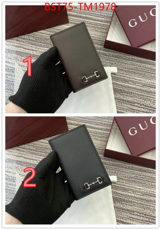 Gucci Bags(TOP)-Wallet- perfect ID: TM1978 $: 75USD,