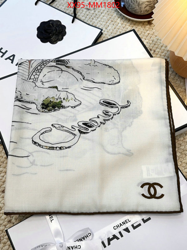 Scarf-Chanel sellers online ID: MM1802 $: 95USD