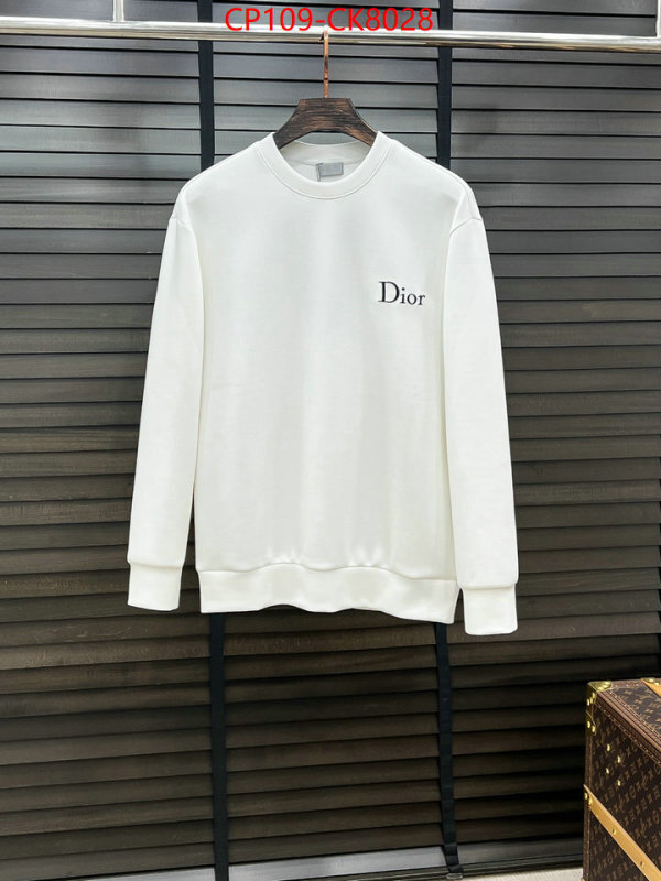 Clothing-Dior top quality ID: CK8028 $: 109USD