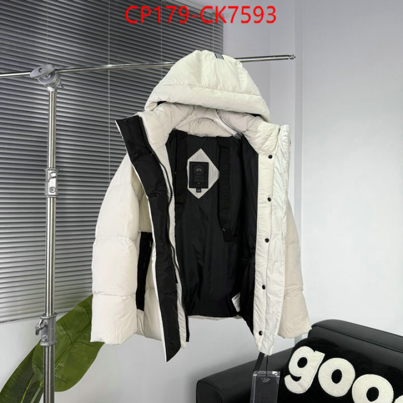 Down jacket Men-Canada Goose perfect ID: CK7593 $: 179USD