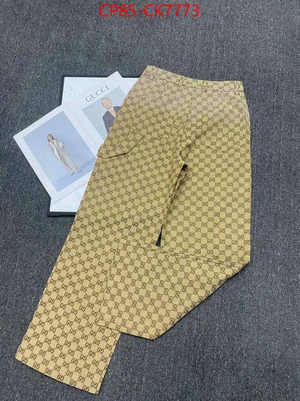 Clothing-Gucci top quality fake ID: CK7773 $: 85USD