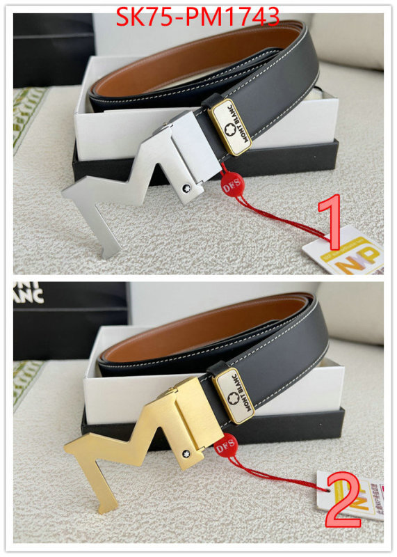 Belts-Montblanc fashion designer ID: PM1743 $: 75USD