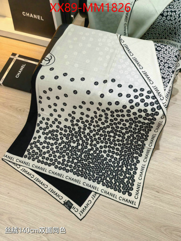 Scarf-Chanel luxury 7 star replica ID: MM1826 $: 89USD