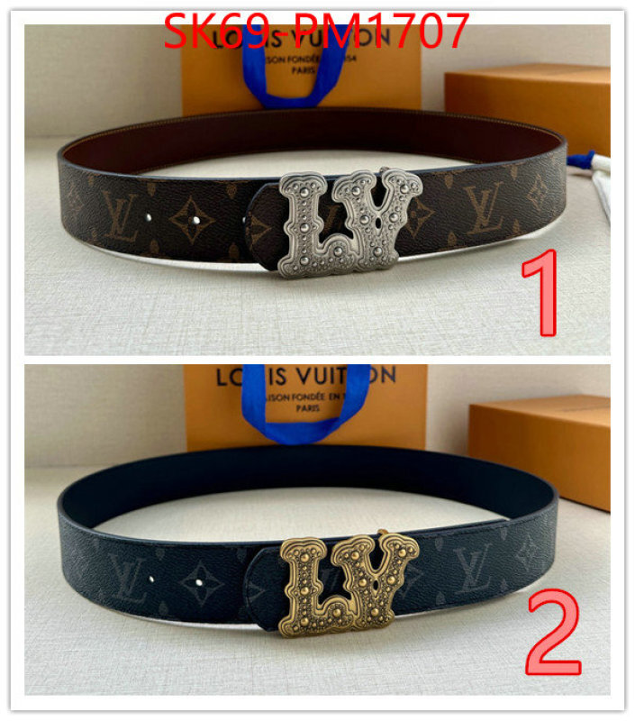 Belts-LV high quality replica designer ID: PM1707 $: 69USD