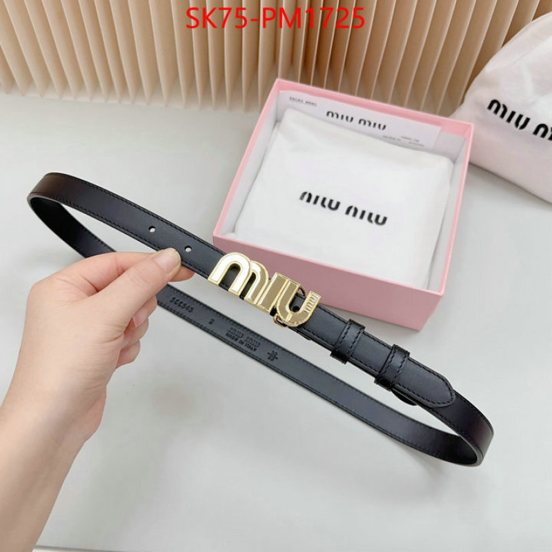 Belts-MIU MIU buy the best high quality replica ID: PM1725 $: 75USD
