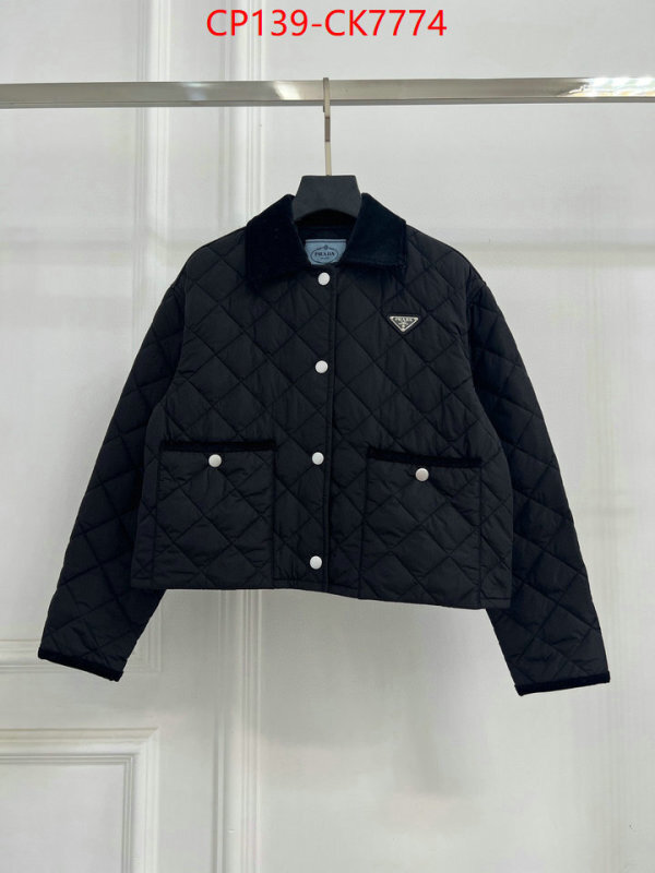Clothing-Prada replica 2024 perfect luxury ID: CK7774 $: 139USD
