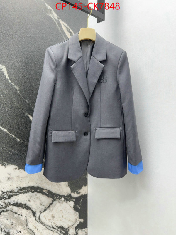 Clothing-MIU MIU cheap high quality replica ID: CK7848 $: 145USD