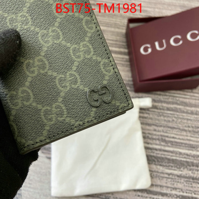 Gucci Bags(TOP)-Wallet- 2024 replica ID: TM1981 $: 75USD,
