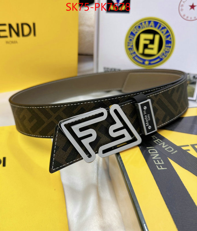 Belts-Fendi shop cheap high quality 1:1 replica ID: PK7678 $: 75USD
