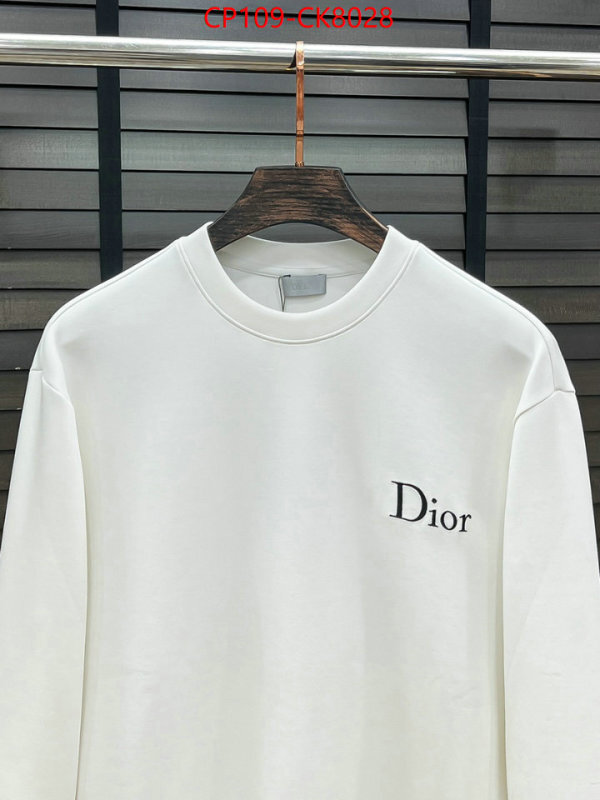 Clothing-Dior top quality ID: CK8028 $: 109USD