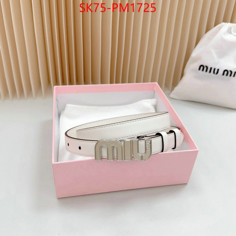 Belts-MIU MIU buy the best high quality replica ID: PM1725 $: 75USD