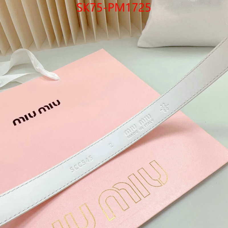 Belts-MIU MIU buy the best high quality replica ID: PM1725 $: 75USD