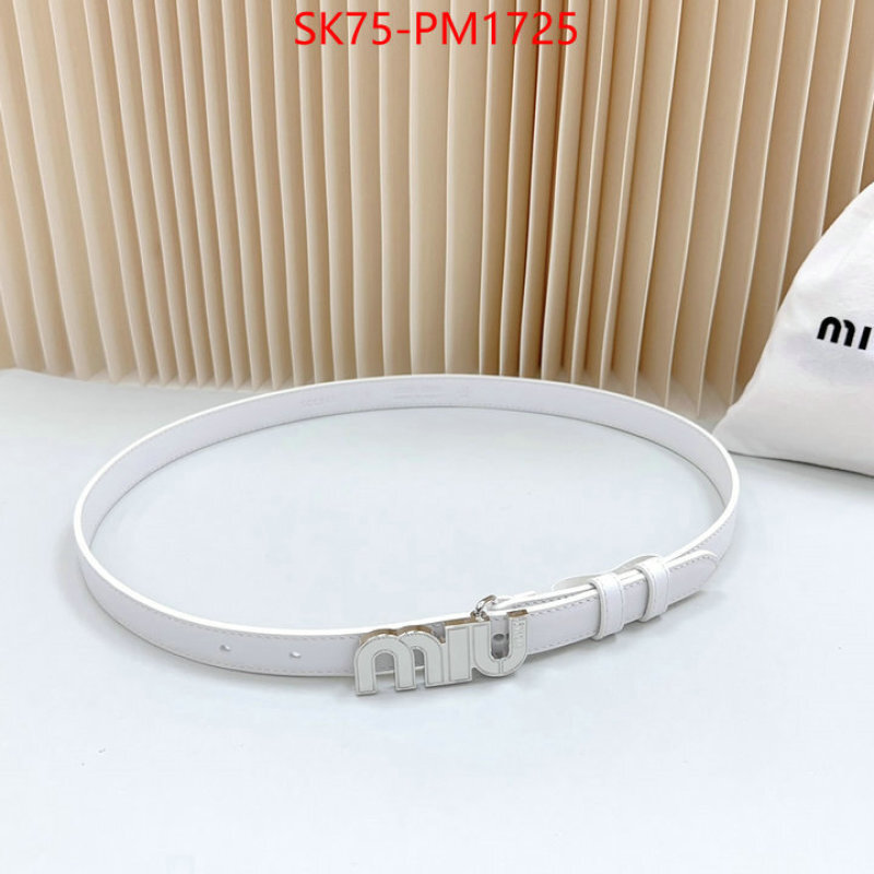 Belts-MIU MIU buy the best high quality replica ID: PM1725 $: 75USD