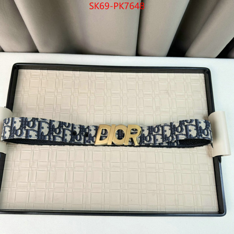 Belts-Dior the best affordable ID: PK7648 $: 69USD