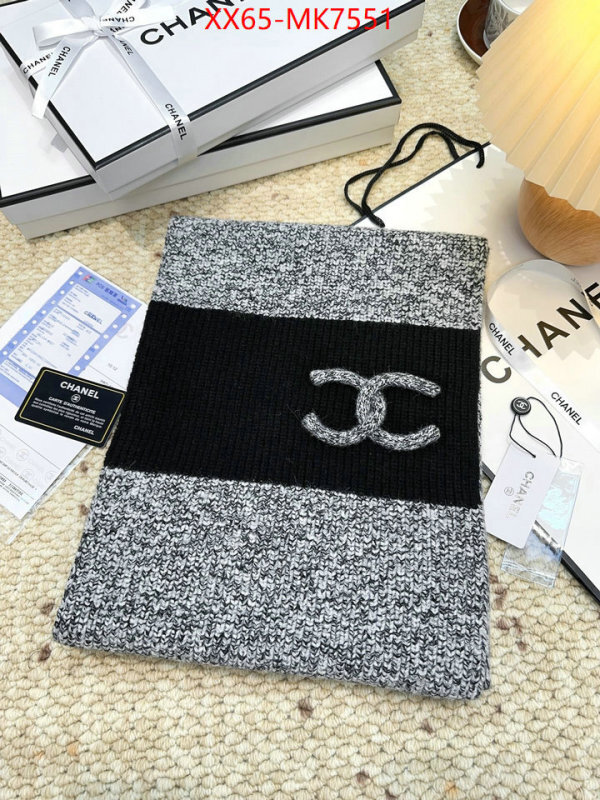 Scarf-Chanel wholesale replica shop ID: MK7551 $: 65USD