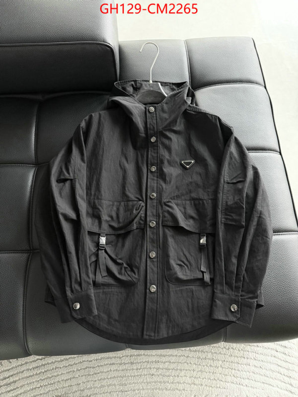 Clothing-Prada designer replica ID: CM2265 $: 129USD
