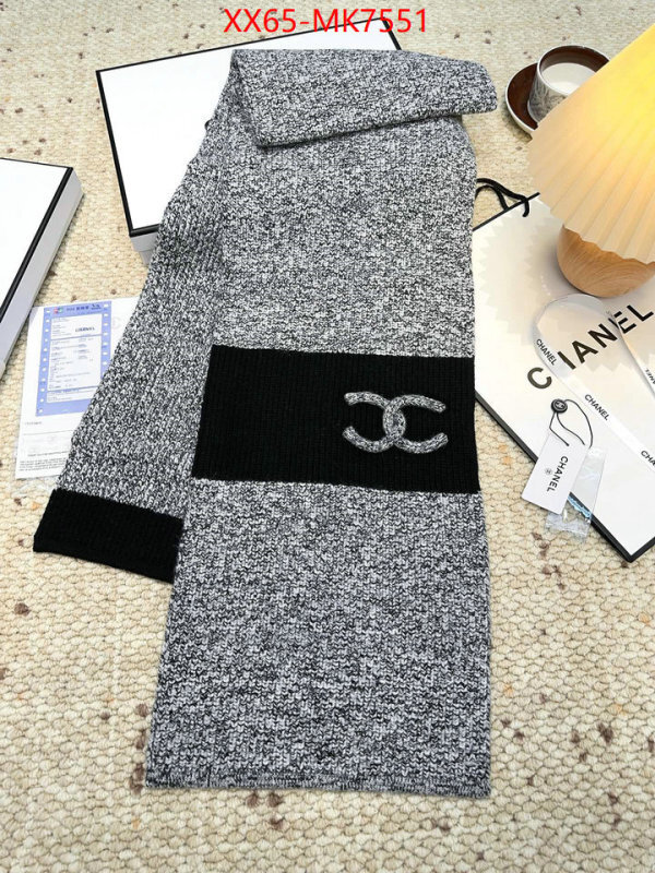 Scarf-Chanel wholesale replica shop ID: MK7551 $: 65USD