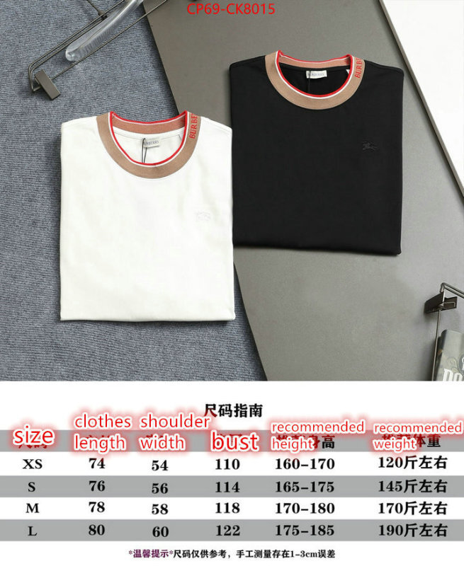 Clothing-Burberry high-end designer ID: CK8015 $: 69USD