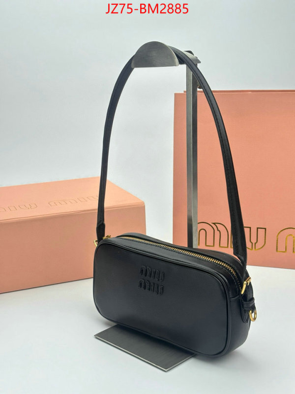Miu Miu Bags(4A)-Handbag- replica every designer ID: BM2885 $: 75USD,