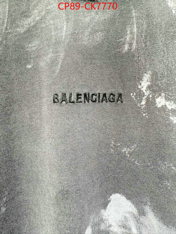 Clothing-Balenciaga where to buy high quality ID: CK7770 $: 89USD