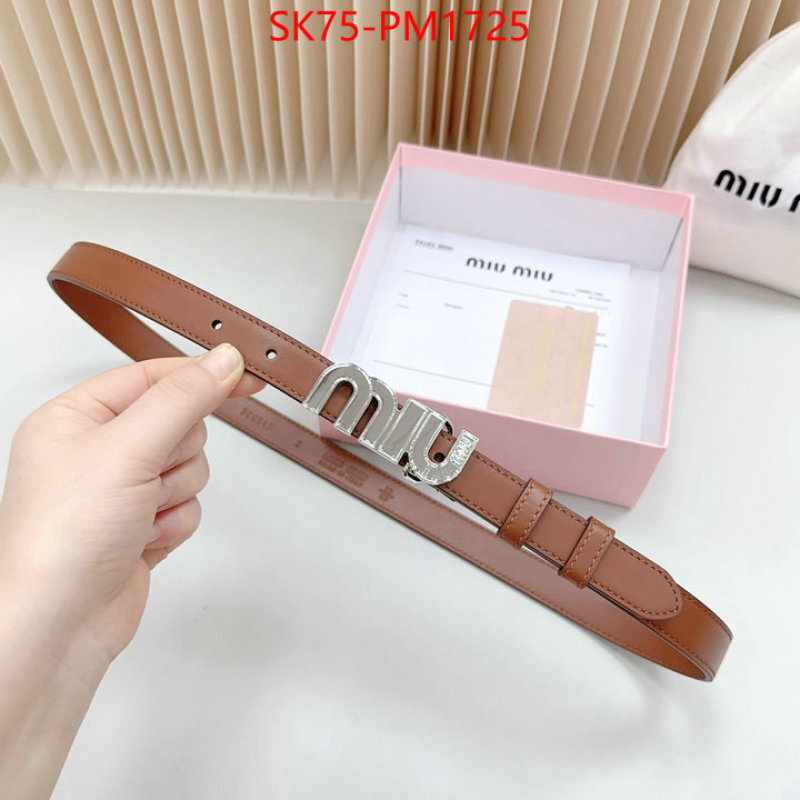 Belts-MIU MIU buy the best high quality replica ID: PM1725 $: 75USD