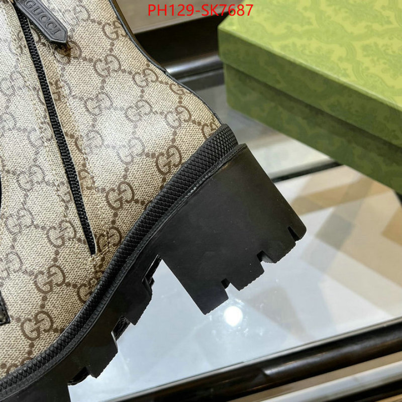Women Shoes-Gucci buy cheap ID: SK7687 $: 129USD