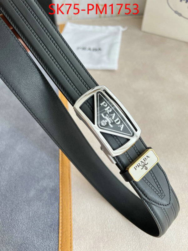 Belts-Prada best quality designer ID: PM1753 $: 75USD