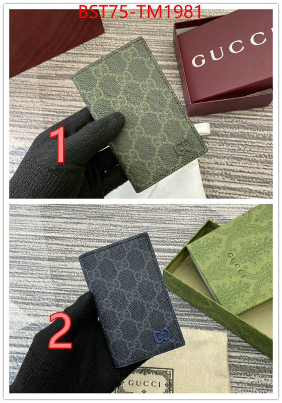 Gucci Bags(TOP)-Wallet- 2024 replica ID: TM1981 $: 75USD,