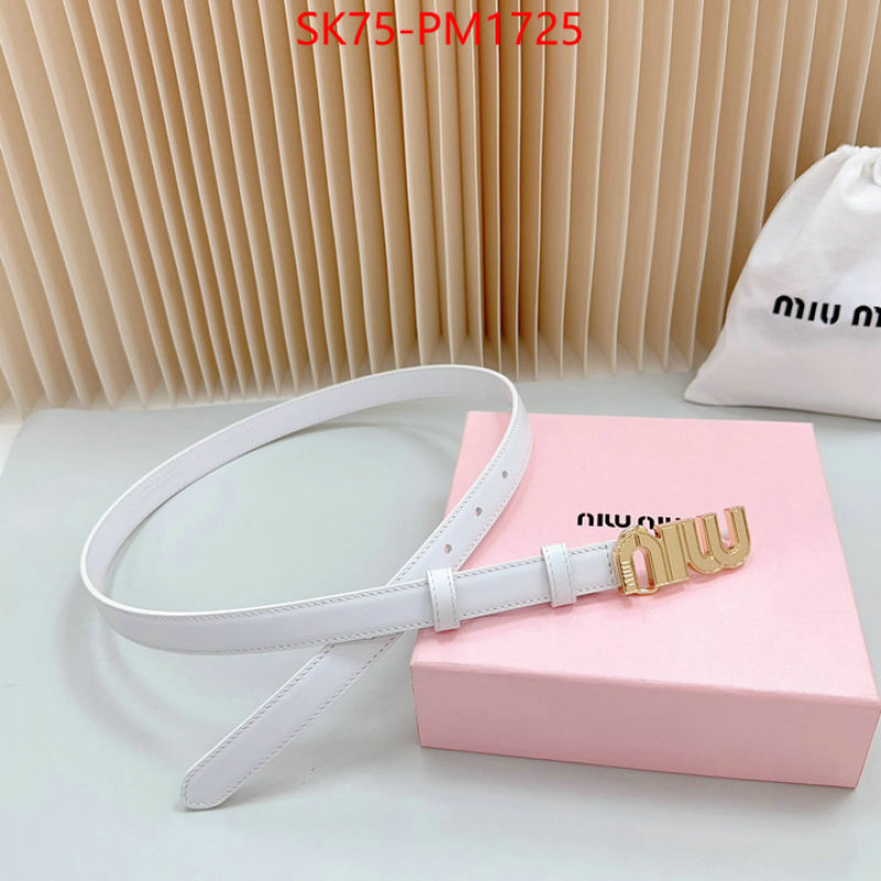 Belts-MIU MIU buy the best high quality replica ID: PM1725 $: 75USD