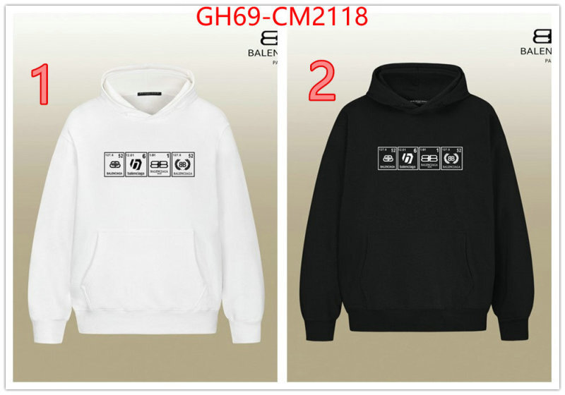 Clothing-Balenciaga aaaaa+ quality replica ID: CM2118 $: 69USD