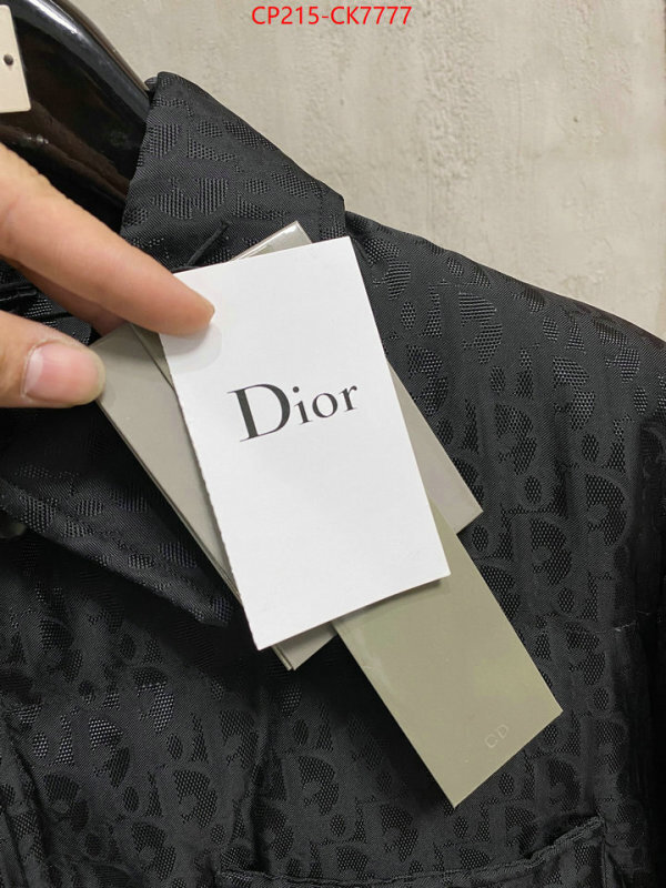 Down jacketMen-Dior buy best quality replica ID: CK7777 $: 215USD