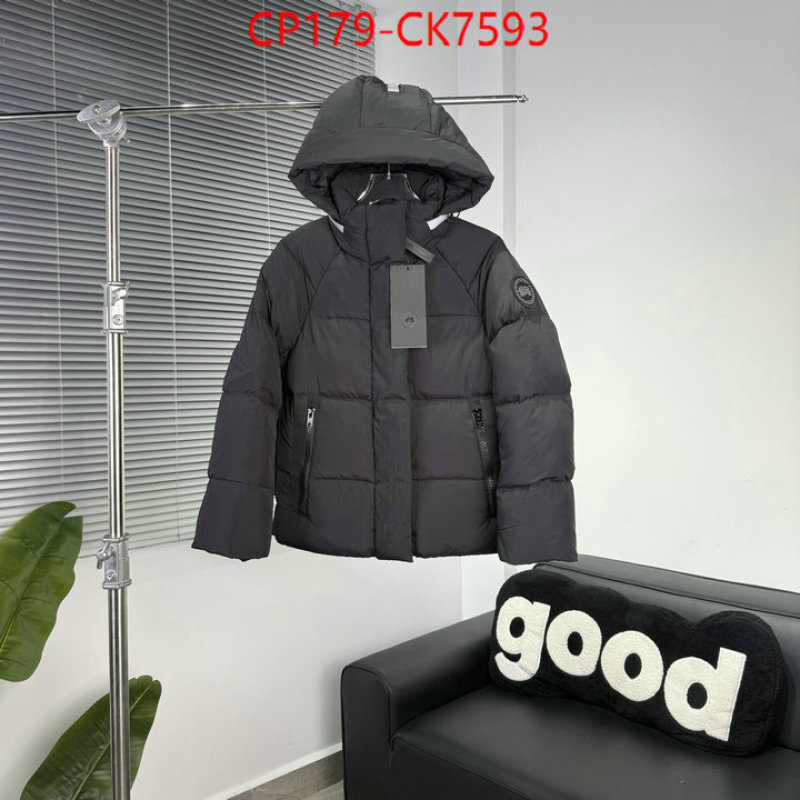 Down jacket Men-Canada Goose perfect ID: CK7593 $: 179USD