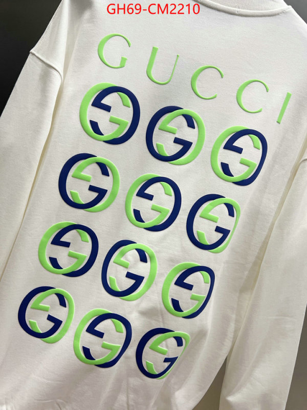 Clothing-Gucci designer fake ID: CM2210 $: 69USD