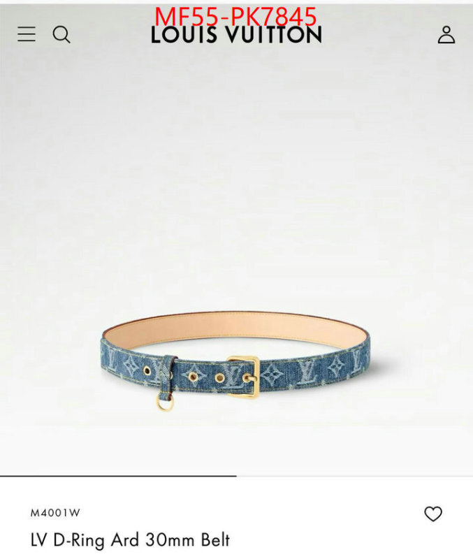 Belts-LV top quality ID: PK7845 $: 55USD