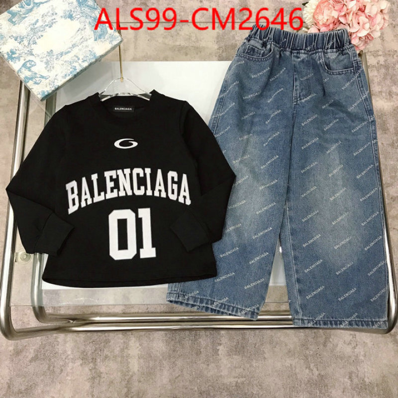 Kids clothing-Balenciaga for sale online ID: CM2646 $: 99USD