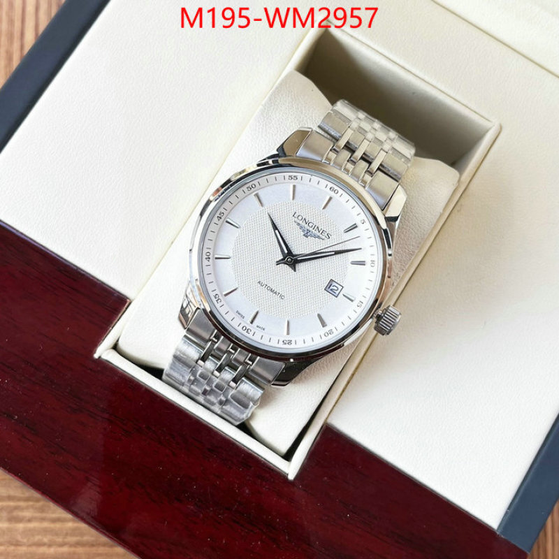Watch(4A)-Longines buy high-quality fake ID: WM2957 $: 195USD-shoes yupoo Watch(4A)-Longines buy high-quality fake ID: WM2957 $: 195USD