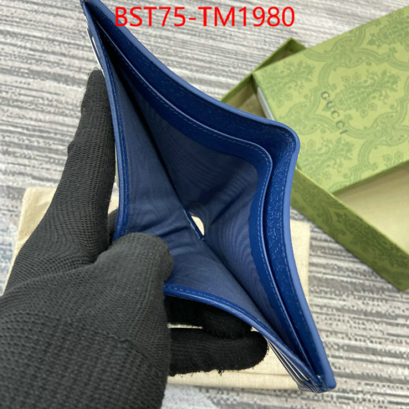 Gucci Bags(TOP)-Wallet- wholesale imitation designer replicas ID: TM1980 $: 75USD,