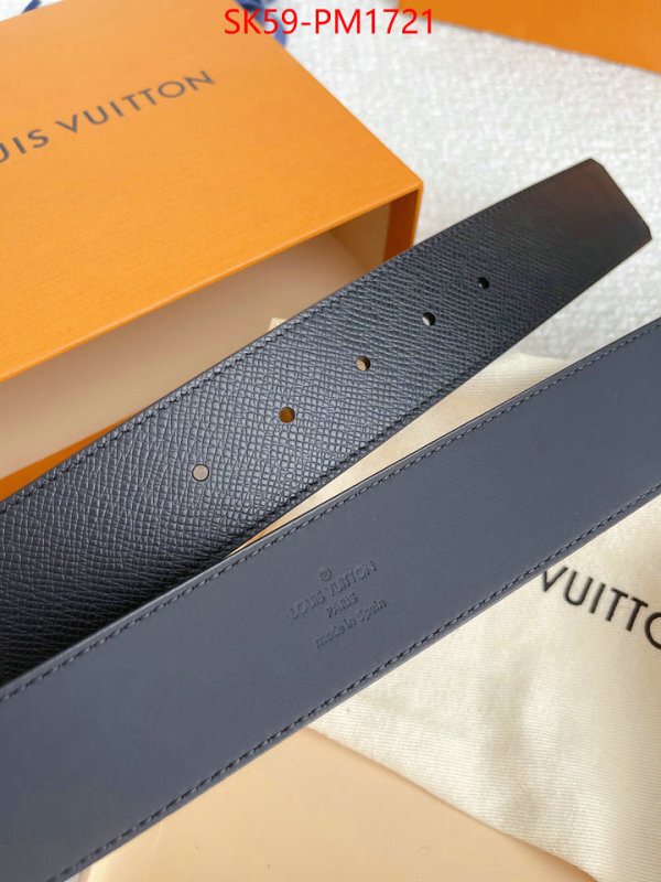 Belts-LV top quality fake ID: PM1721 $: 59USD